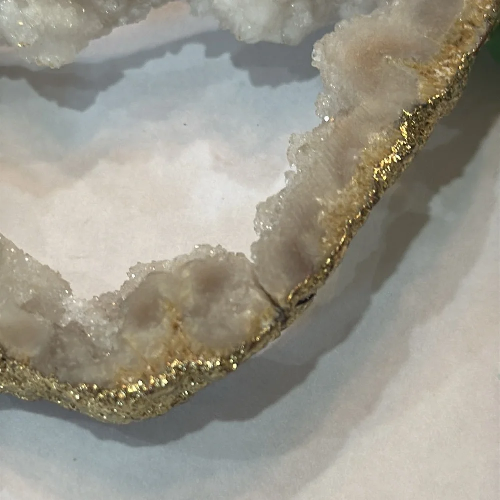 HANDMADE Green Beaded‎ Quartz Pendant Necklace